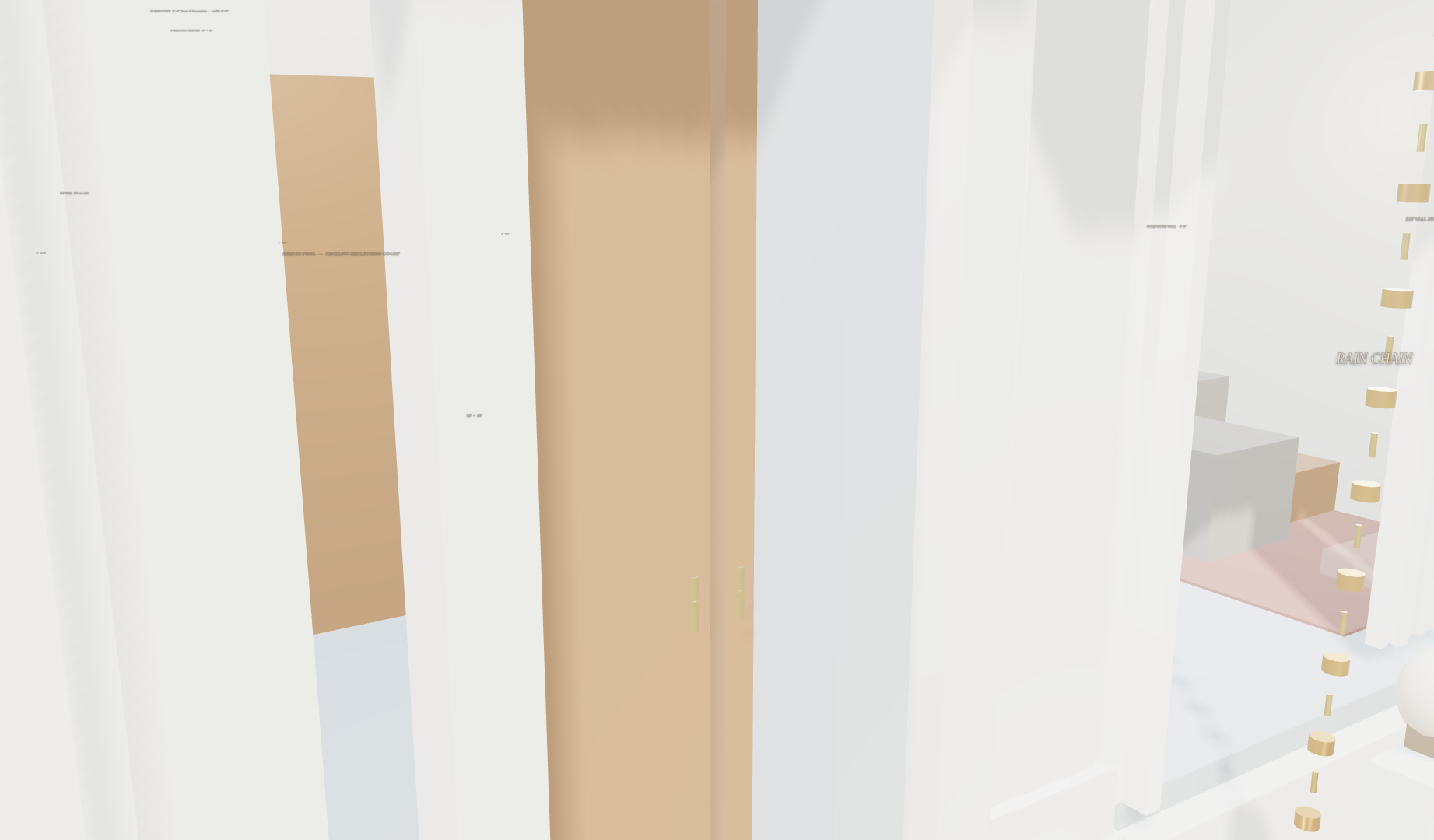 Teak door